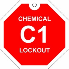 Chemical lockout tag.